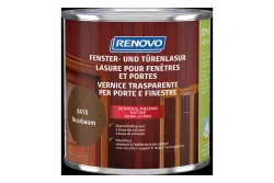 Renovo Fenster- und Türenlasur | Nussbaum | 0.375 l | Seidenglanz