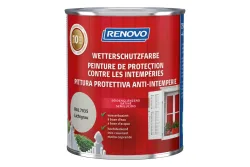 Renovo Wetterschutzfarbe | Lichtgrau | 0.75 l | Seidenglanz
