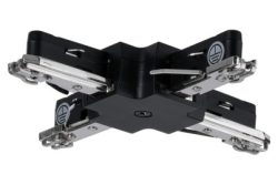 Paulmann 96908 Hochvolt-Schienensystem-Komponente X-Verbinder Schwarz (matt)