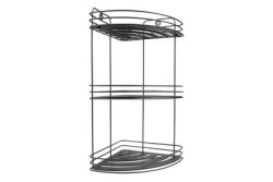Eck-Standregal Kery Schwarz | 41 × 20 × 20 cm
