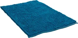 Badteppich Chenille 40x60cm dunkelblau