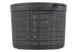 Curver Box Jute Rund Grau | 13 x Ø 17 cm | 2 l