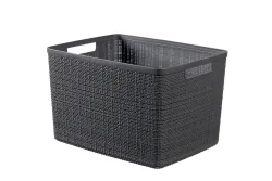 Curver Box Jute Grau | 23 × 28 × 36 cm | 20 l