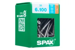 Spax Torx-Holzschraube | 6 × 100 mm | A2 Edelstahl