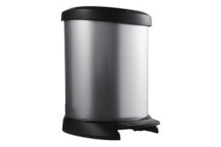 Curver Treteimer Deco BIN Grau | 27.7 × 24.5 × 21 cm | 5 l