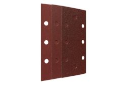 Wolfcraft 1998000 Schwingschleifpapier-Set mit Klett, gelocht Körnung 60, 120, 240 (L x B) 180 mm x 93 mm 10 St.