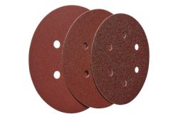 Wolfcraft 1838000 Exzenterschleifpapier-Set mit Klett, gelocht Körnung 60, 120, 240 (Ø) 150 mm 12 St.