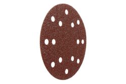 Wolfcraft 1840000 Exzenterschleifpapier mit Klett, gelocht Körnung 40 (Ø) 150 mm 5 St.