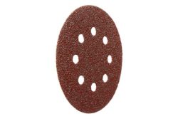 Wolfcraft 2069000 Exzenterschleifpapier mit Klett, gelocht Körnung 40 (Ø) 125 mm 5 St.