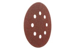 Wolfcraft 2070000 Exzenterschleifpapier mit Klett, gelocht Körnung 80 (Ø) 125 mm 5 St.