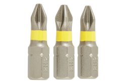 Wolfcraft Kreuzschlitz-Bit PH 2 S2-Stahl zähhart C 6.3 3 St.