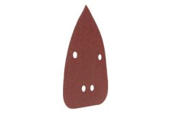 Wolfcraft 1763000 Multischleifpapier mit Klett, gelocht Körnung 120 (L x B) 136 mm x 96 mm 10 St.