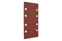 Wolfcraft 1767000 Schwingschleifpapier mit Klett, gelocht Körnung 80 (L x B) 185 mm x 93 mm 10 St.