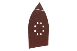 Wolfcraft 1792000 Multischleifpapier mit Klett, gelocht Körnung 80 (L x B) 142 mm x 107 mm 6 St.