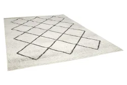 Teppich Bolonia | creme-grau | 60 x 110 cm