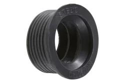 Ablaufverbinder Gummi Schwarz