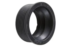 Ablaufverbinder Gummi Schwarz