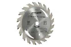 Wolfcraft Kreissägeblatt Hartmetall | 20 Zähne | ⌀ 14 cm