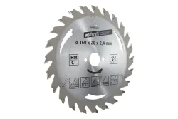 Wolfcraft Kreissägeblatt HM | 160 mm | 24 Zähne