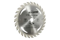 Wolfcraft 6472000 Hartmetall Kreissägeblatt 180 x 20 mm Zähneanzahl: 28 1 St.