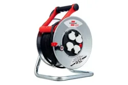 Brennenstuhl 1195022 Kabeltrommel 25 m Schwarz Schweiz-Stecker