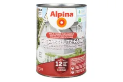 Alpina Wetterschutz-Farbe Deckend Weiss | 2.5 l | 21 m²