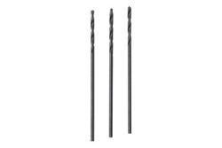 Wolfcraft 7491010 HSS Metall-Spiralbohrer 1 mm Gesamtlänge 34 mm rollgewalzt DIN 338 Zylinderschaft 3 St.