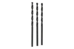 Wolfcraft 7494010 HSS Metall-Spiralbohrer 2.5 mm Gesamtlänge 57 mm rollgewalzt DIN 338 Zylinderschaft 3 St.