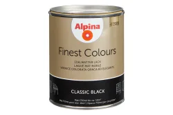 Alpina Lack Finest Colours Classic Black | 0.75 l | Matt