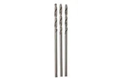 Wolfcraft 7542010 HSS Metall-Spiralbohrer 1.5 mm Gesamtlänge 40 mm geschliffen DIN 338 Zylinderschaft 3 St.