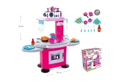 Mochtoys Spielküche Pink | 39.5 × 80 × 78 cm