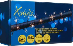 LED Lichterkette Flash-effekt 300d Ip55