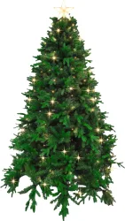 LED Baumkette mit Stern 210cm Ip55