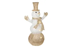 LED Schneemann gold 120cm Ip55