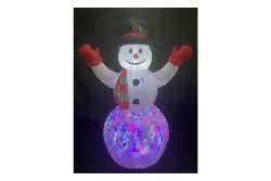 Selbstaufbl. LED Schneemann 180cm Ip55