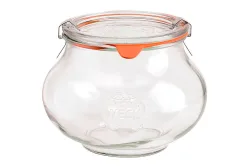 Glorex Schmuck-Randglas mit Glasdeckel | 1 l