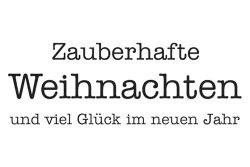Rayher Statement-Stempel Zauberhafte Weihnachten | 1.5 × 4 cm