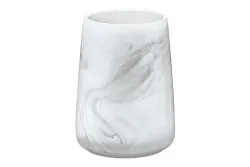 Kleine Wolke Zahnputzbecher Marmor Anthrazit | ⌀ 8 cm | H 11 cm