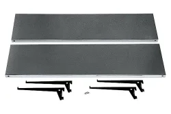 Biohort Regalboden-Set Silber | 2 Stück
