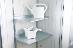 Biohort Regalboden-Set Silber | 4 Stück