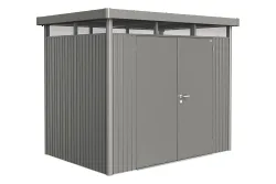 Biohort Gerätehaus HighLine Gr. H2 Doppeltüre Quarzgrau