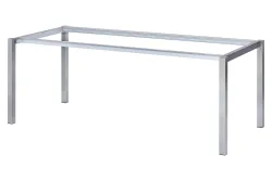 Ellems Stettin Fixtisch-Gestell Edelstahl | 200 × 90 cm