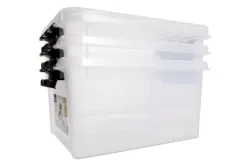 SmartStore Hobbyboxen mit Deckel | 39 × 26 × 50 cm | 31 l | 3 Stück