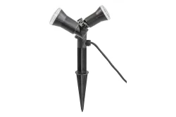 Gardenline LED-Spot Schwarz | 5 W | 2 Stück