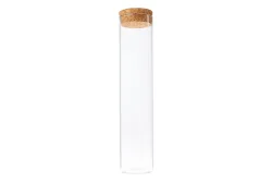 Glorex Reagenzglas mit Korken | 40 × 185mm | 220 ml