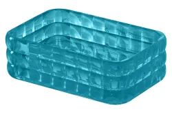 DiAqua Seifenschale Glady Türkis | 13 × 8 × 4 cm