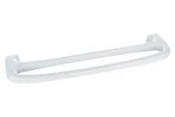 DiAqua Laguna Doppelbadetuchstange Weiss | 17.7 × 5 × 55 cm