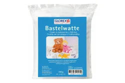 Glorex Bastelwatte Weiss | 100 g
