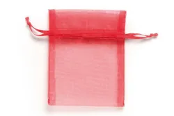Glorex Organzasäckchen Rot | 8 × 10 cm | 6 Stück