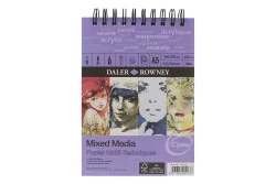 Daler-Rowney Daler Rowney Block A5 250gr. mit Spirale 30 Blatt